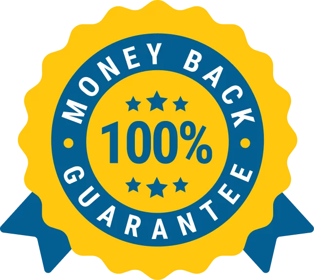 Men’s Growth 180-day money-back guarantee badge